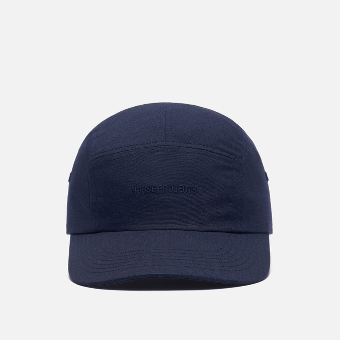 фото Бейсболка унисекс norse projects ripstop 5 panel синяя