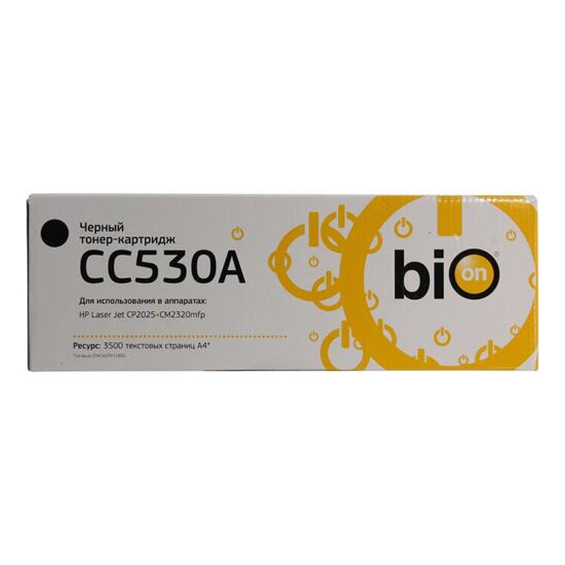 

Картридж для лазерного принтера Bion CC530A () черный, совместимый, CC530A