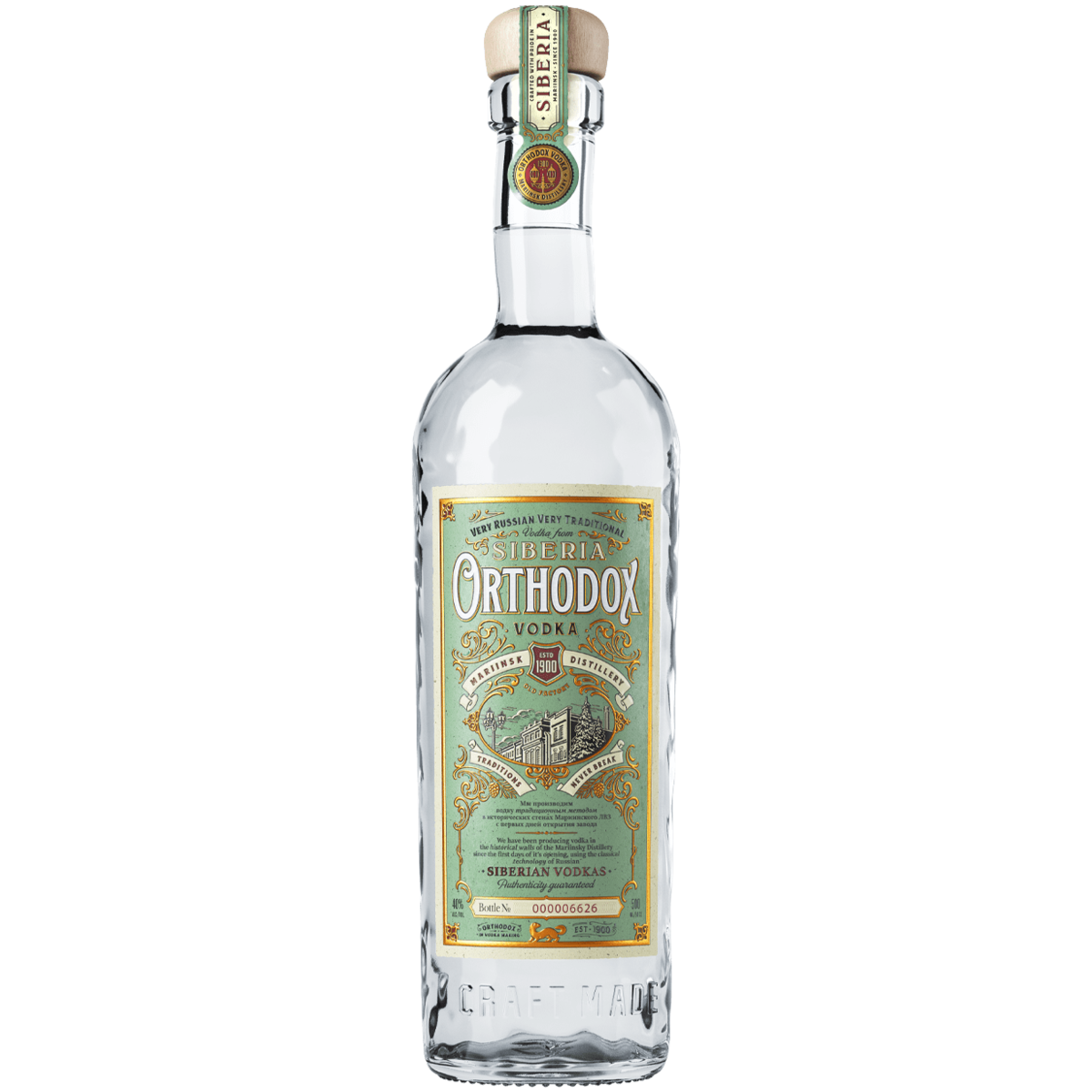 

Водка Orthodox, 40 %, 500 мл