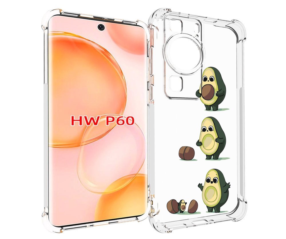

Чехол MyPads авокадо-с-малышом для Huawei P60, Tocco