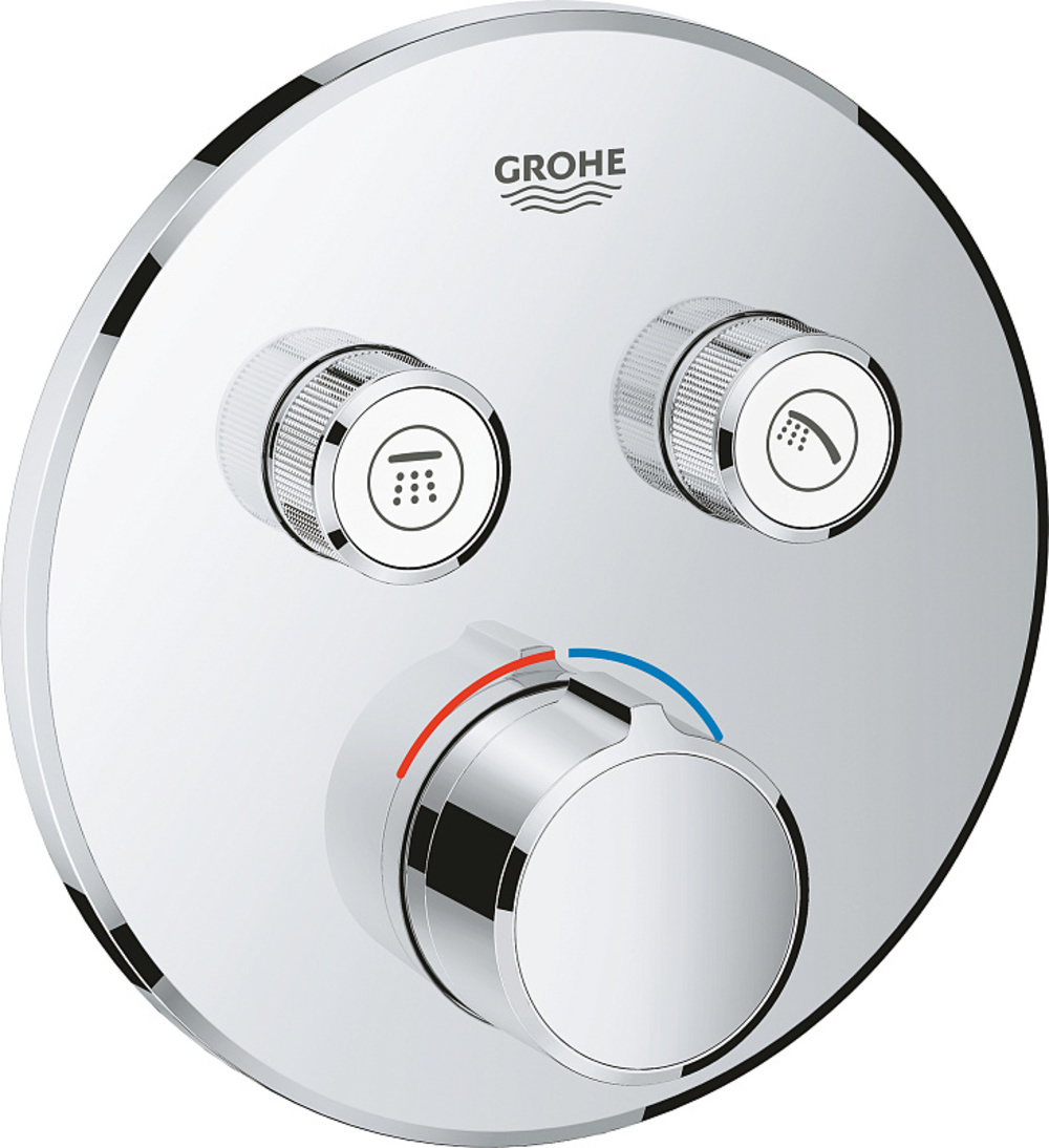 фото Grohe смеситель grohe grohtherm smartcontrol 29145000 для ванны с душем