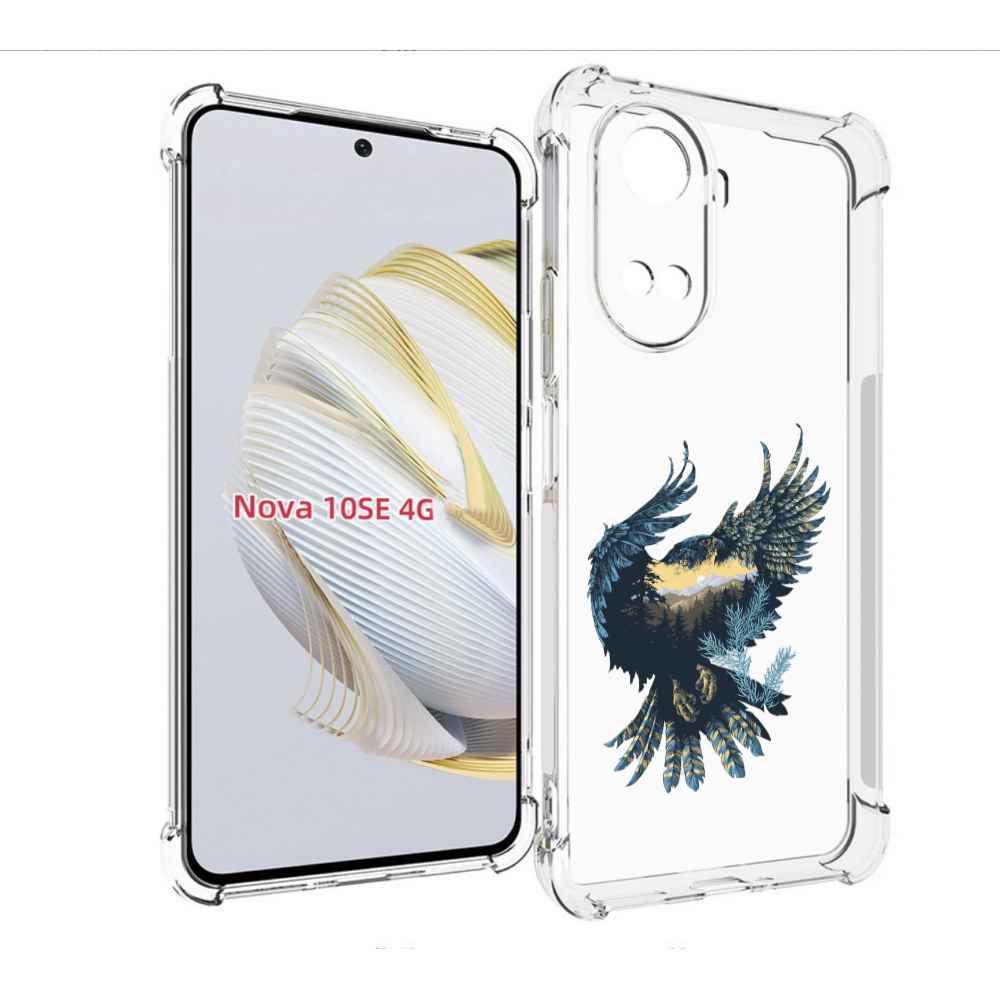 

Чехол MyPads мирок в соколе для Huawei Nova 10 SE, Прозрачный, Tocco