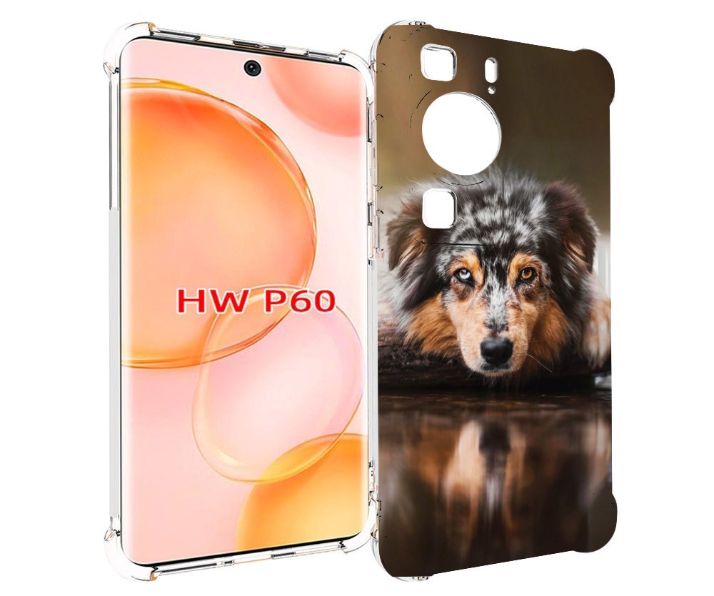 

Чехол MyPads австралийская овчарка для Huawei P60, Tocco