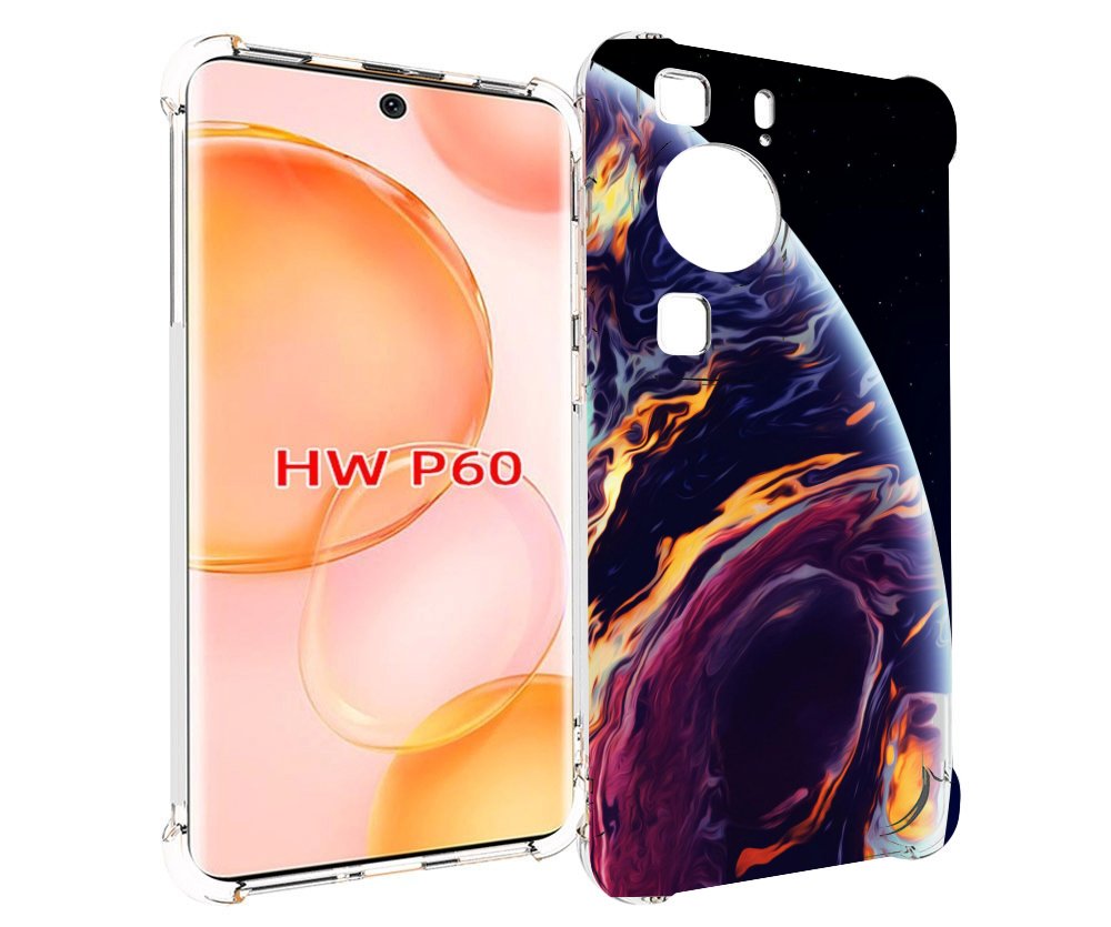 

Чехол MyPads акварельная планета для Huawei P60, Tocco