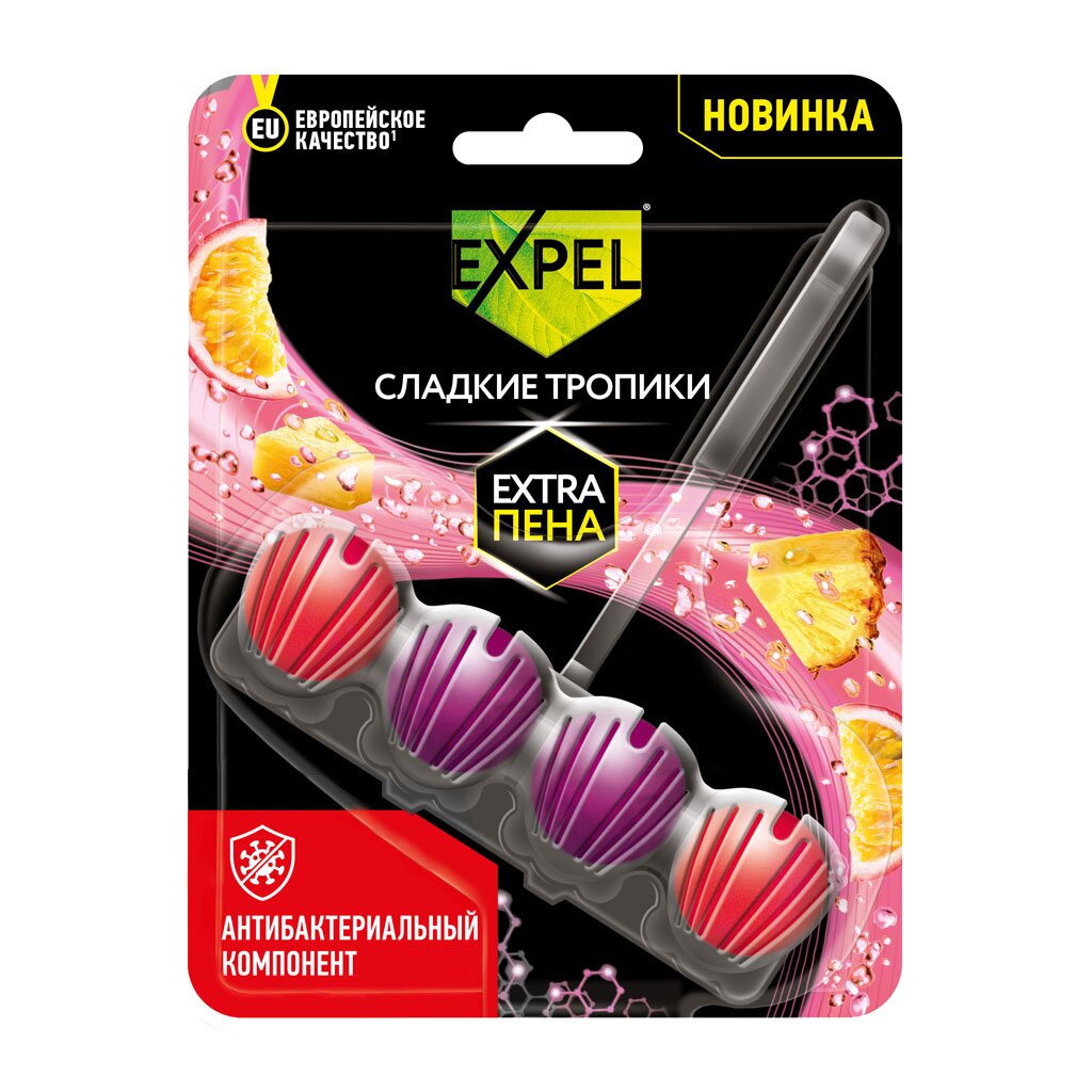 

Блок подвесной Expel Сладкие тропики для унитаза 50 г