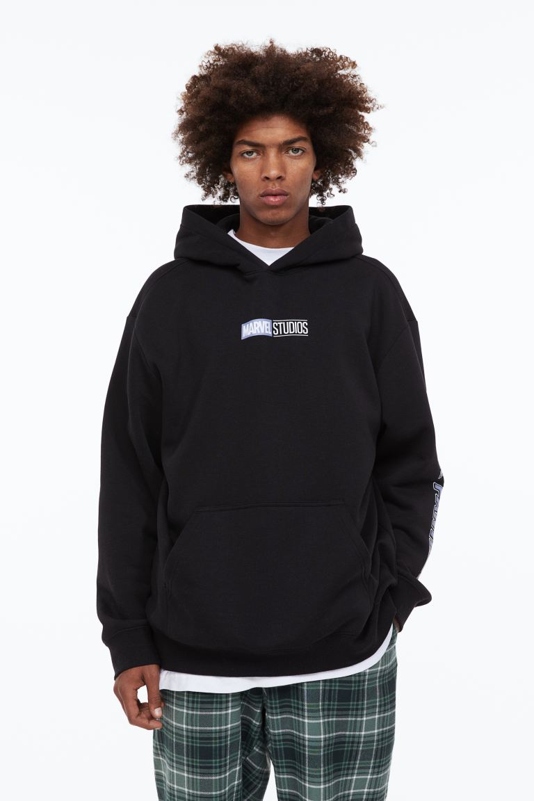 

Худи мужское H&M 1065654016 черное L (доставка из-за рубежа), 1065654016