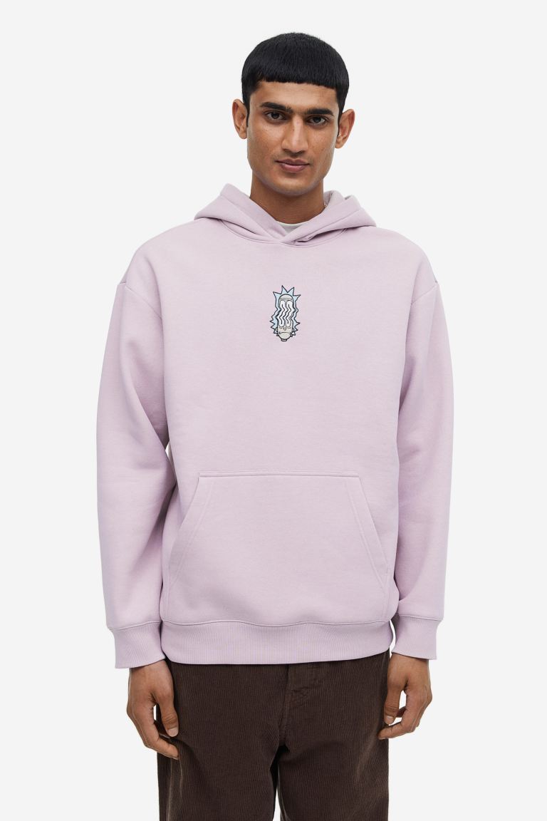 

Худи мужское H&M 1065654020 фиолетовое XS (доставка из-за рубежа), 1065654020