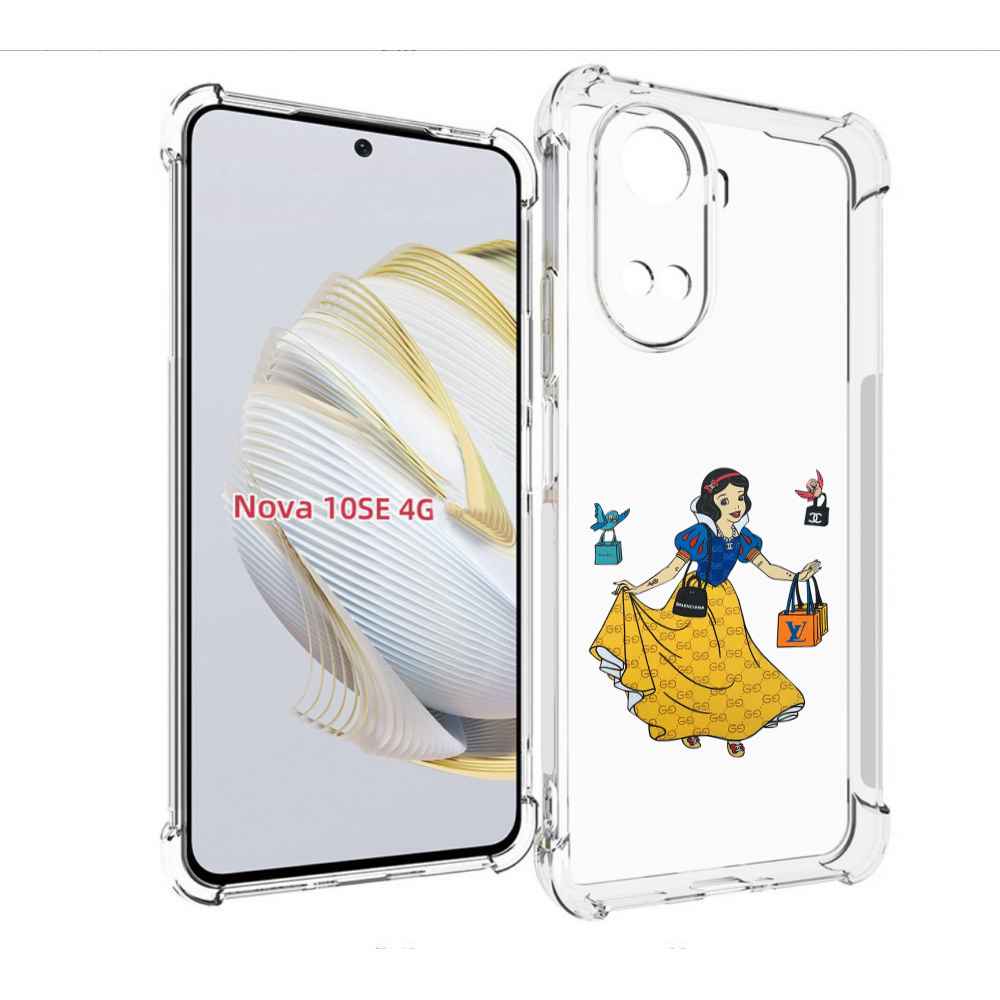 

Чехол MyPads модная-принцесса женский для Huawei Nova 10 SE, Прозрачный, Tocco