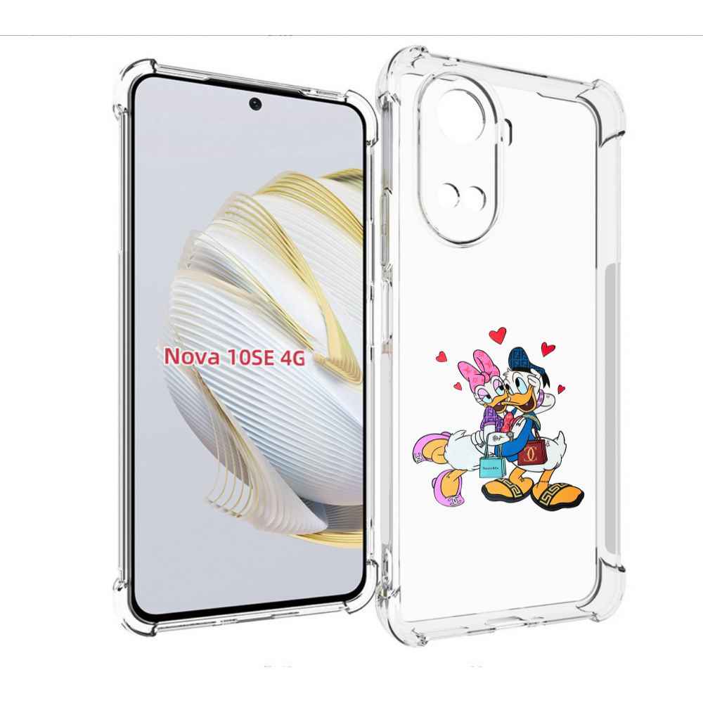 

Чехол MyPads модные-влюбленные-утки для Huawei Nova 10 SE, Прозрачный, Tocco