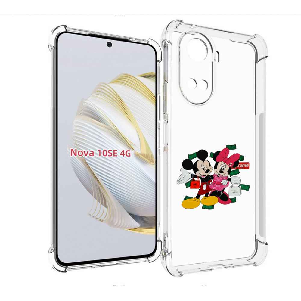 

Чехол MyPads модные-микки-маус детский для Huawei Nova 10 SE, Прозрачный, Tocco