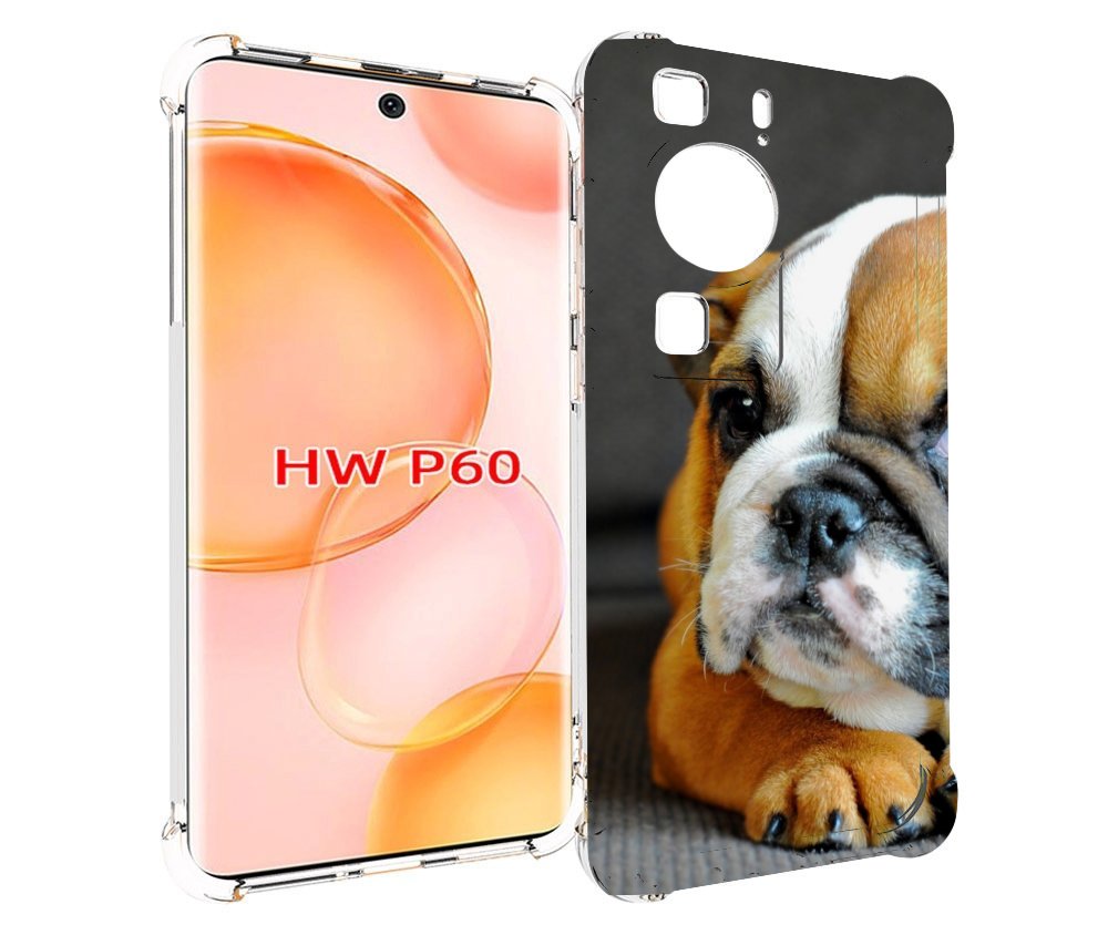 

Чехол MyPads английский бульдор для Huawei P60, Tocco