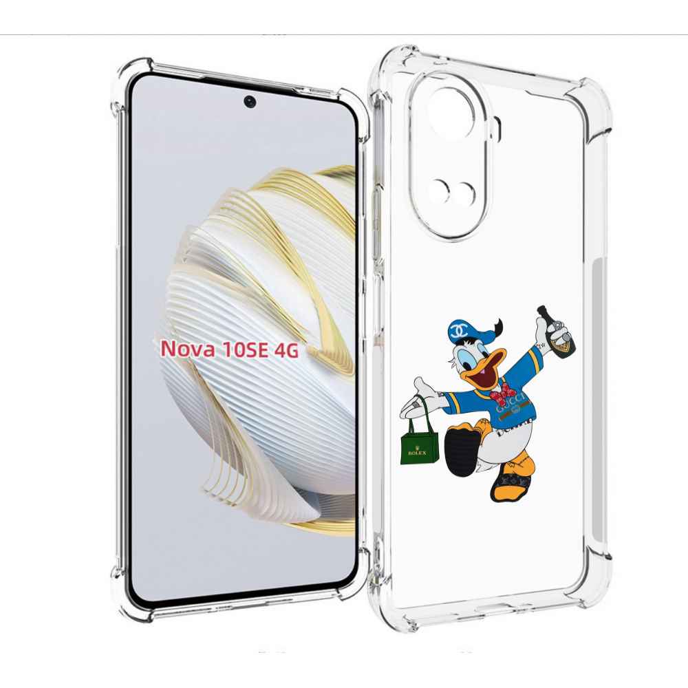 

Чехол MyPads модный-дональд-дак для Huawei Nova 10 SE, Прозрачный, Tocco