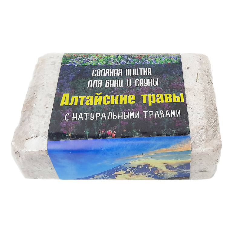 

Cоляная плитка Obsi Алтайские травы успокаивающая 1,3 кг