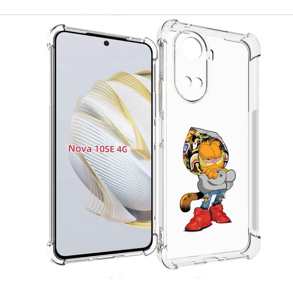 

Чехол MyPads модный-котяра детский для Huawei Nova 10 SE, Прозрачный, Tocco