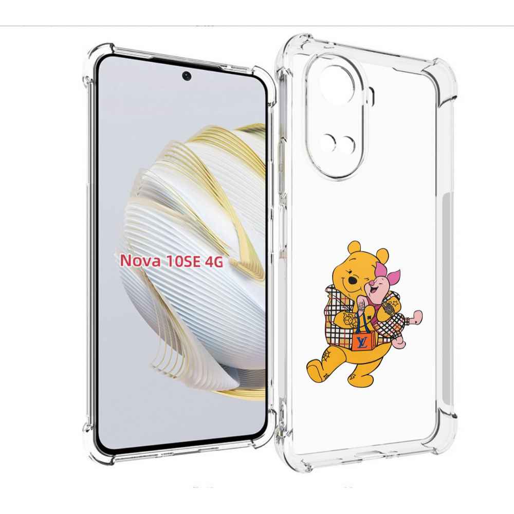 

Чехол MyPads модный-медведь-из-винни-пуха для Huawei Nova 10 SE, Прозрачный, Tocco