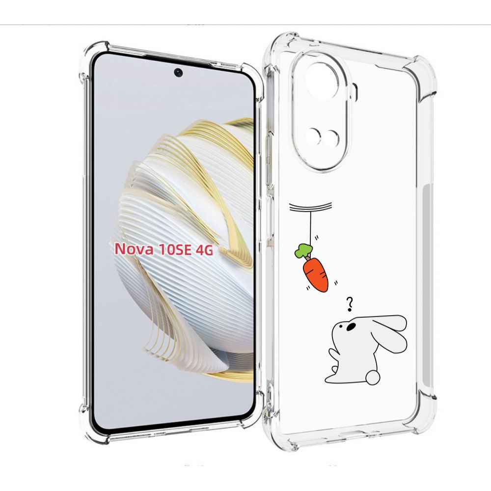 

Чехол MyPads морковка детский для Huawei Nova 10 SE, Прозрачный, Tocco