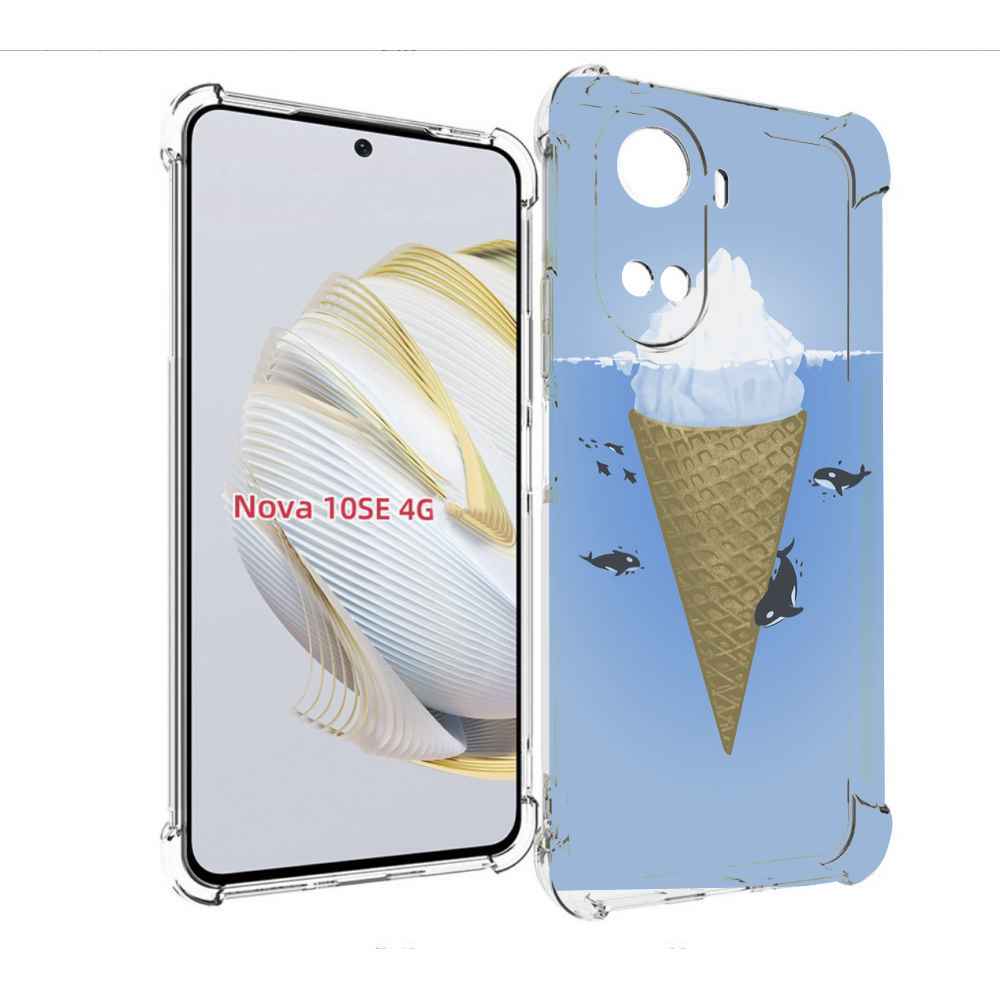 

Чехол MyPads мороженное-у-косаток для Huawei Nova 10 SE, Прозрачный, Tocco