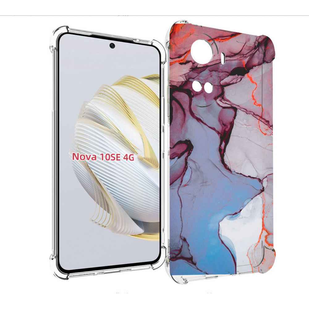

Чехол MyPads мраморный рисунок для Huawei Nova 10 SE, Прозрачный, Tocco