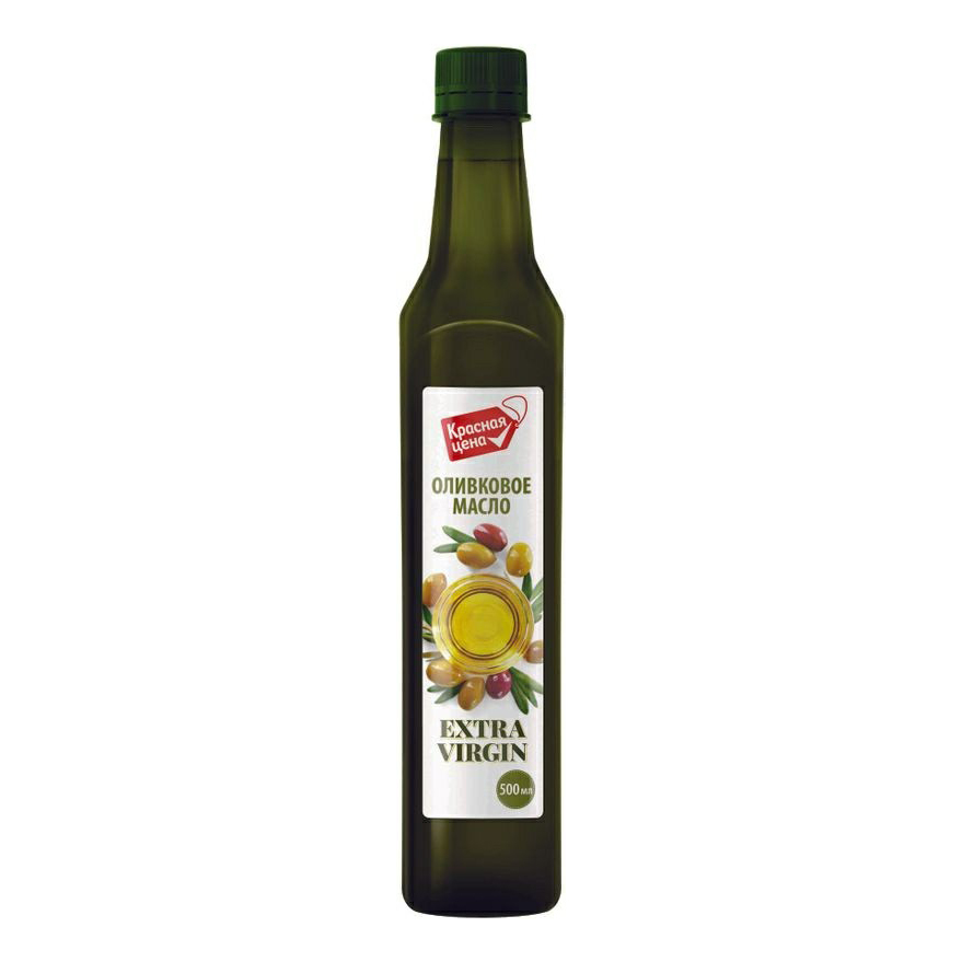 Оливковое масло Красная цена Extra Virgin нерафинированное 500 мл