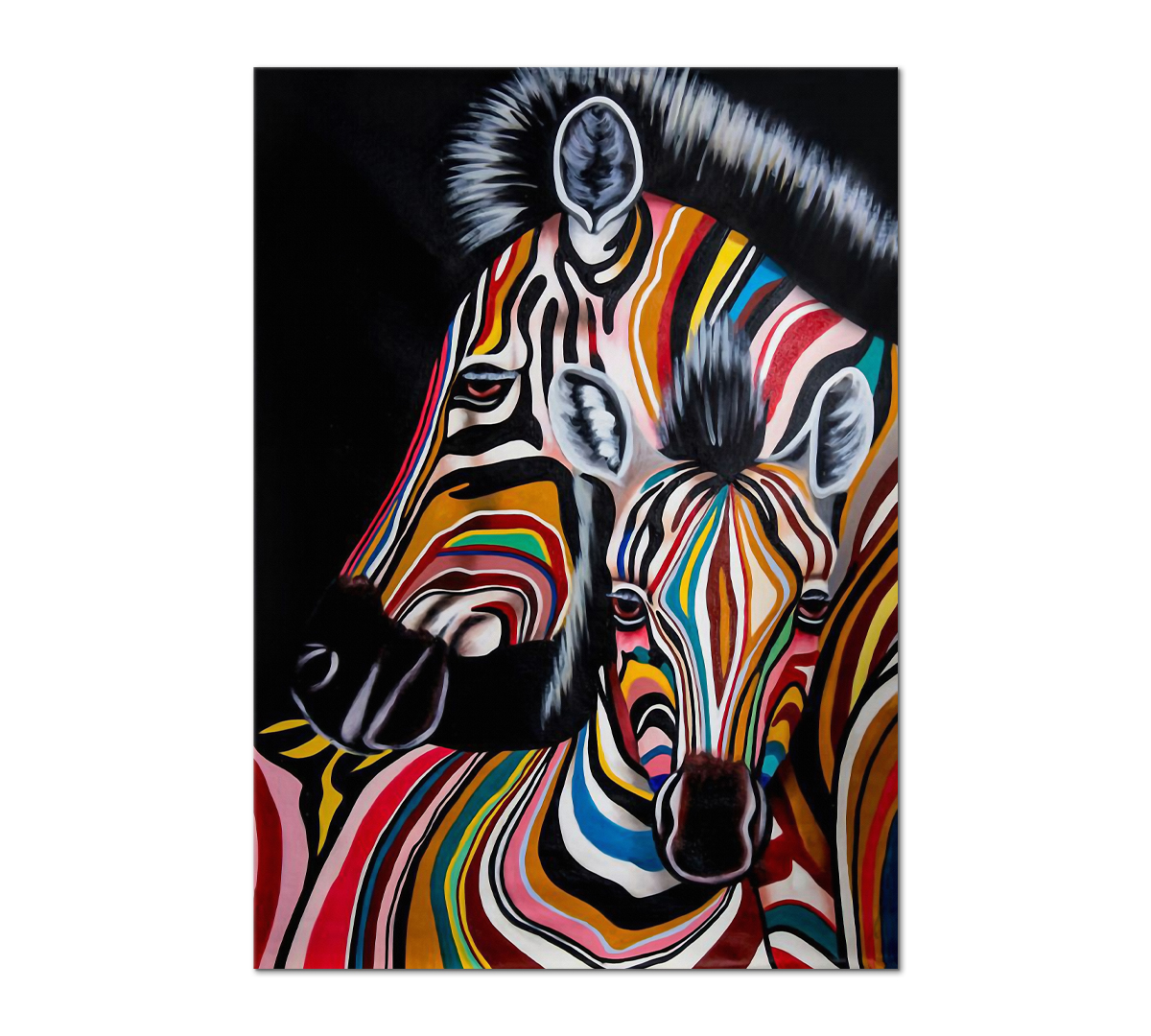 

Картина интерьерная на холсте Poly Print Art Зебры 70х50 см.