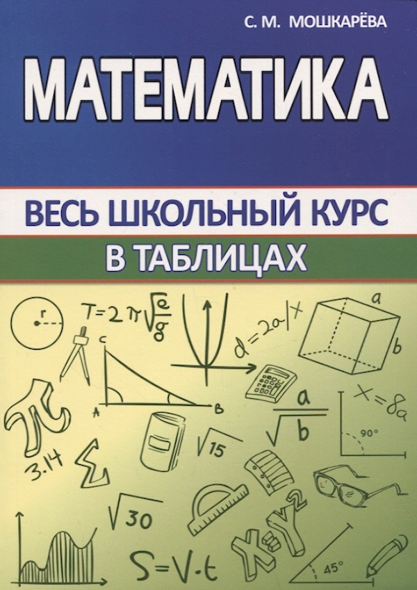 

Книга Математика. Весь школьный курс в таблицах