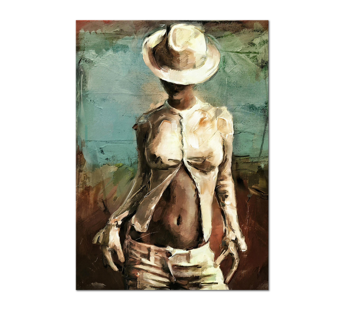 

Картина на холсте Poly Print Art Репродукция картины 1 Мариус Марковский 40х60 см.