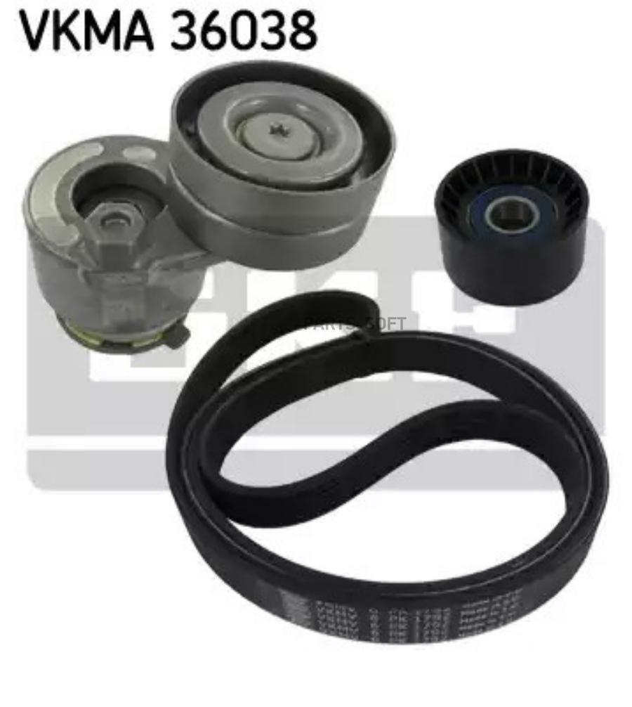 

Комплект Поликлинового Ремня SKF VKMA36038