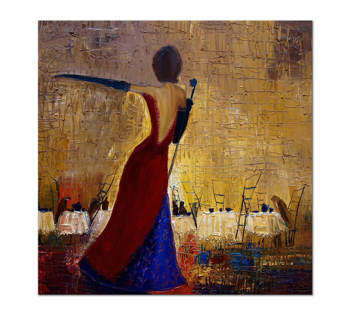

Картина на холсте Poly Print Art Репродукция картины 1 автор Юстина Копаня 40х40 см.