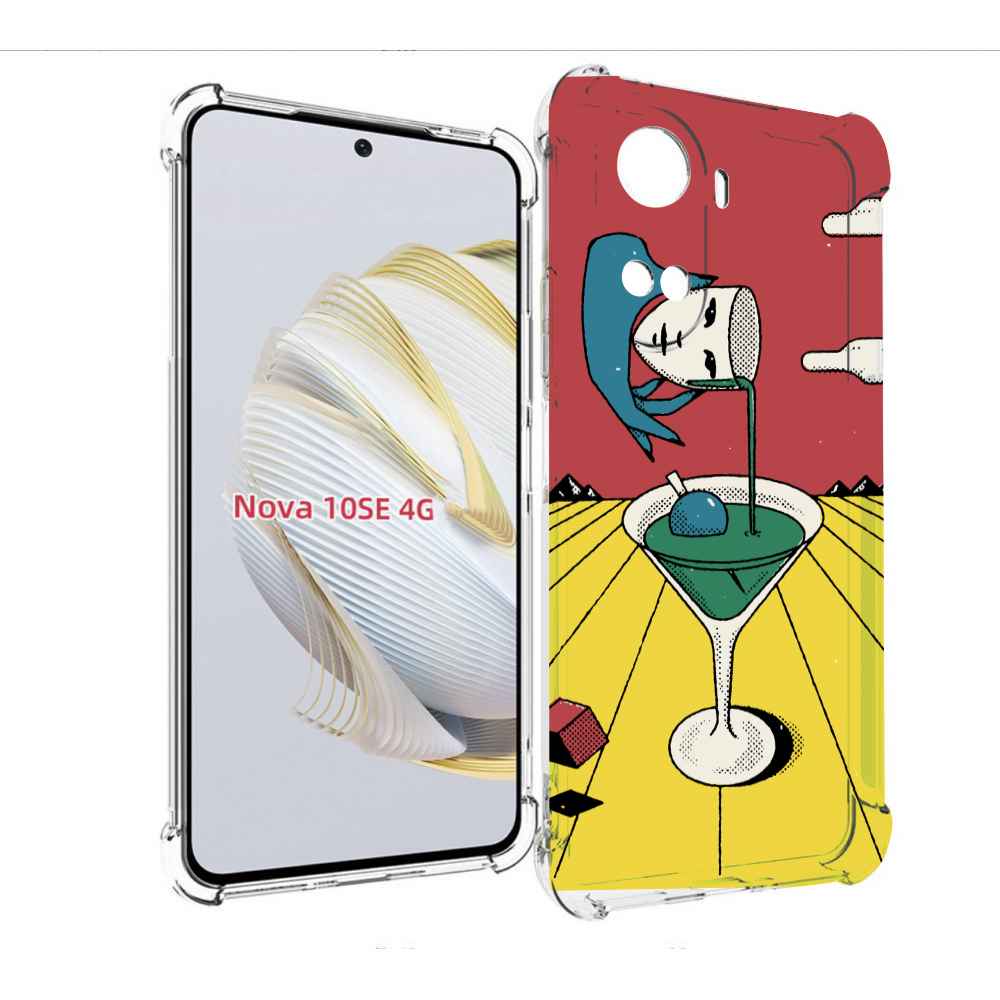 

Чехол MyPads необычный напиток для Huawei Nova 10 SE, Прозрачный, Tocco