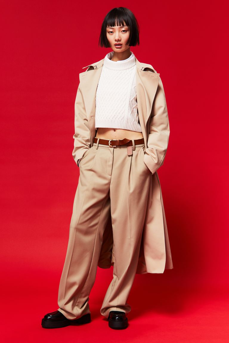 

Плащ женский H&M 1066313001 бежевый XL (доставка из-за рубежа), 1066313001