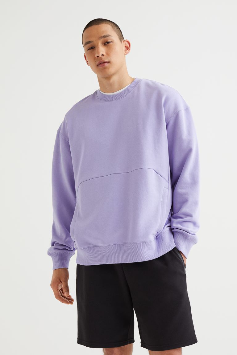 

Свитшот мужской H&M 1066458001 фиолетовый XL (доставка из-за рубежа), 1066458001