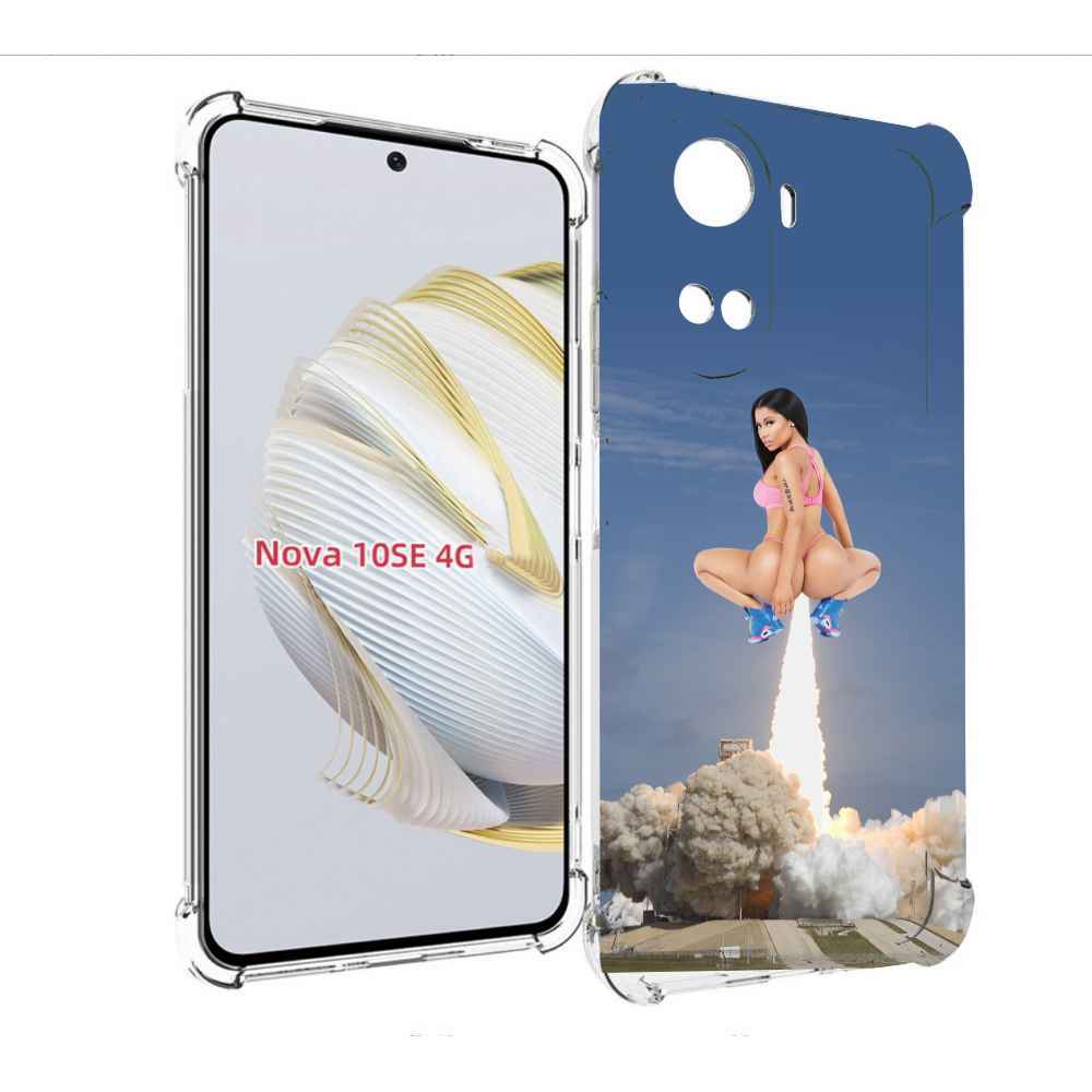 

Чехол MyPads ники-минаж-ракета детский для Huawei Nova 10 SE, Прозрачный, Tocco