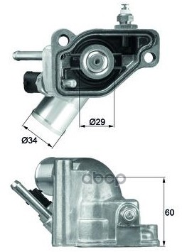 

Термостат Opel Astra G/Astra H/Astra H GTC 95>10 Skoda Fabia II Combi 10>14 Saab 9-3 04>15