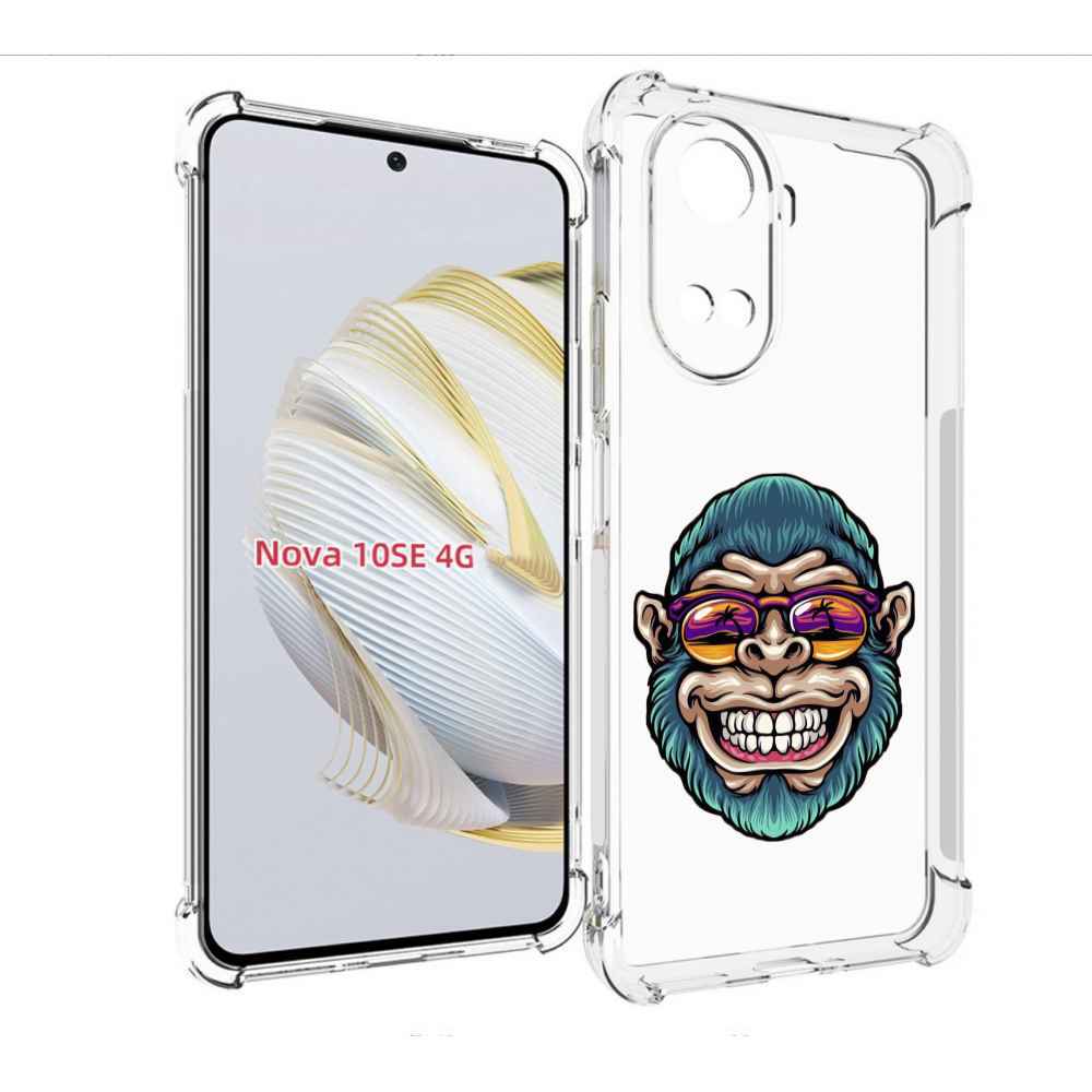 

Чехол MyPads обезьяна улыбается для Huawei Nova 10 SE, Прозрачный, Tocco