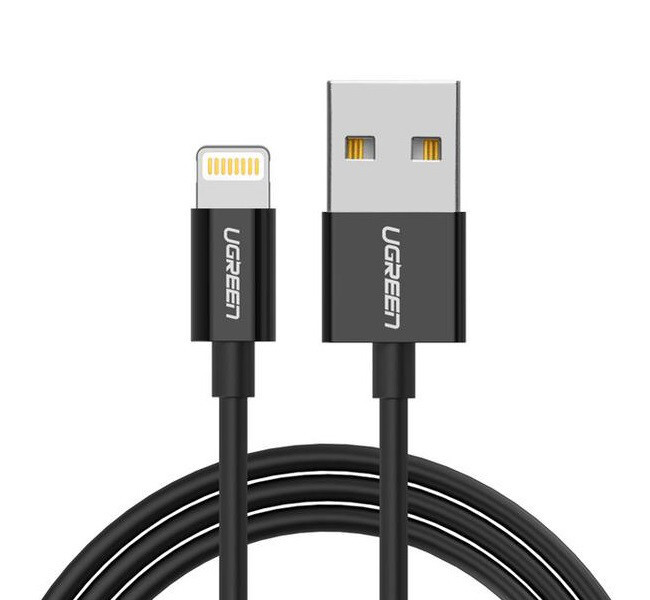 Кабель uGreen USB-A to Lightning 1m US155 (Black) (80822)