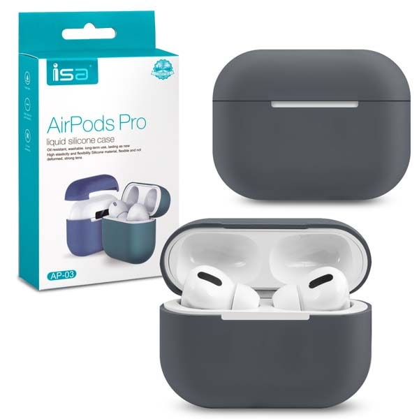 фото Чехол isa airpods pro silicon case grey