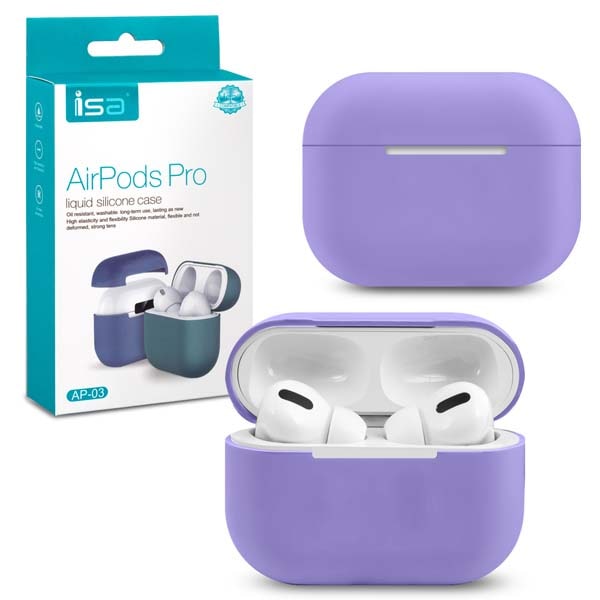 фото Чехол isa airpods pro silicon case purple