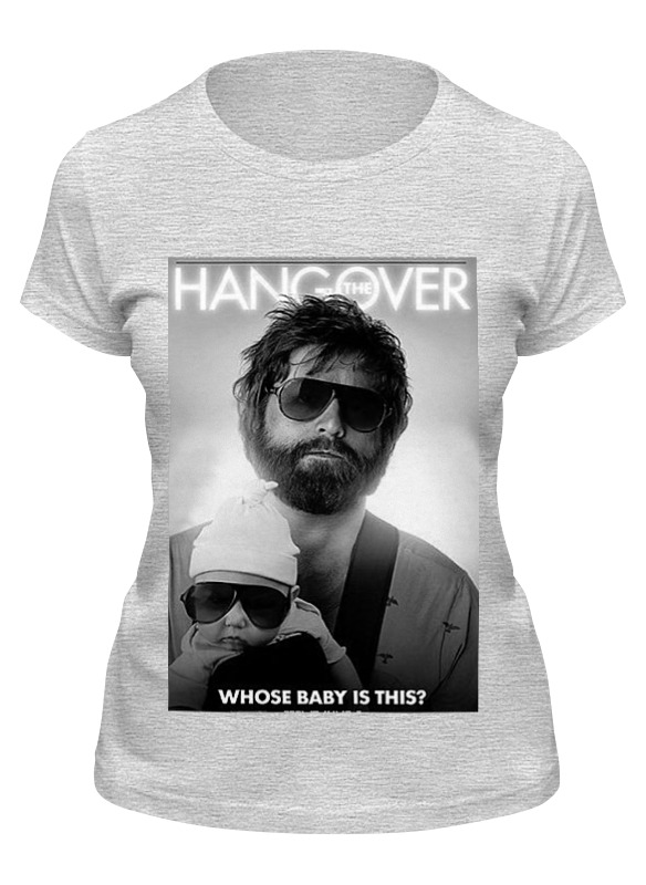 Футболка женская Printio Hangover серая 2XL