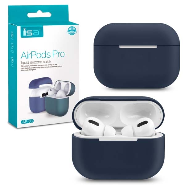 Чехол ISA Airpods Pro Silicon Case AP-03  Midnight Blue