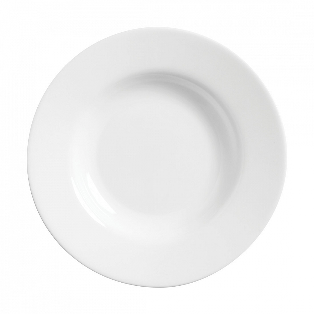 фото Тарелка суповая, la opala, ivory, white, 225мм, 6шт
