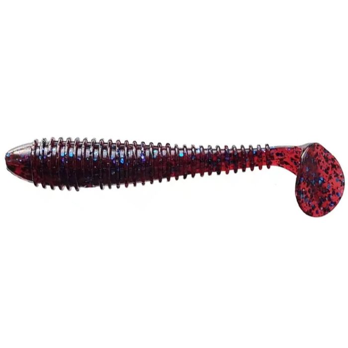 Силиконовая приманка Crazy Fish Vibro Fat 5.8 145 мм 73 Blue Ruby Кальмар 3 шт