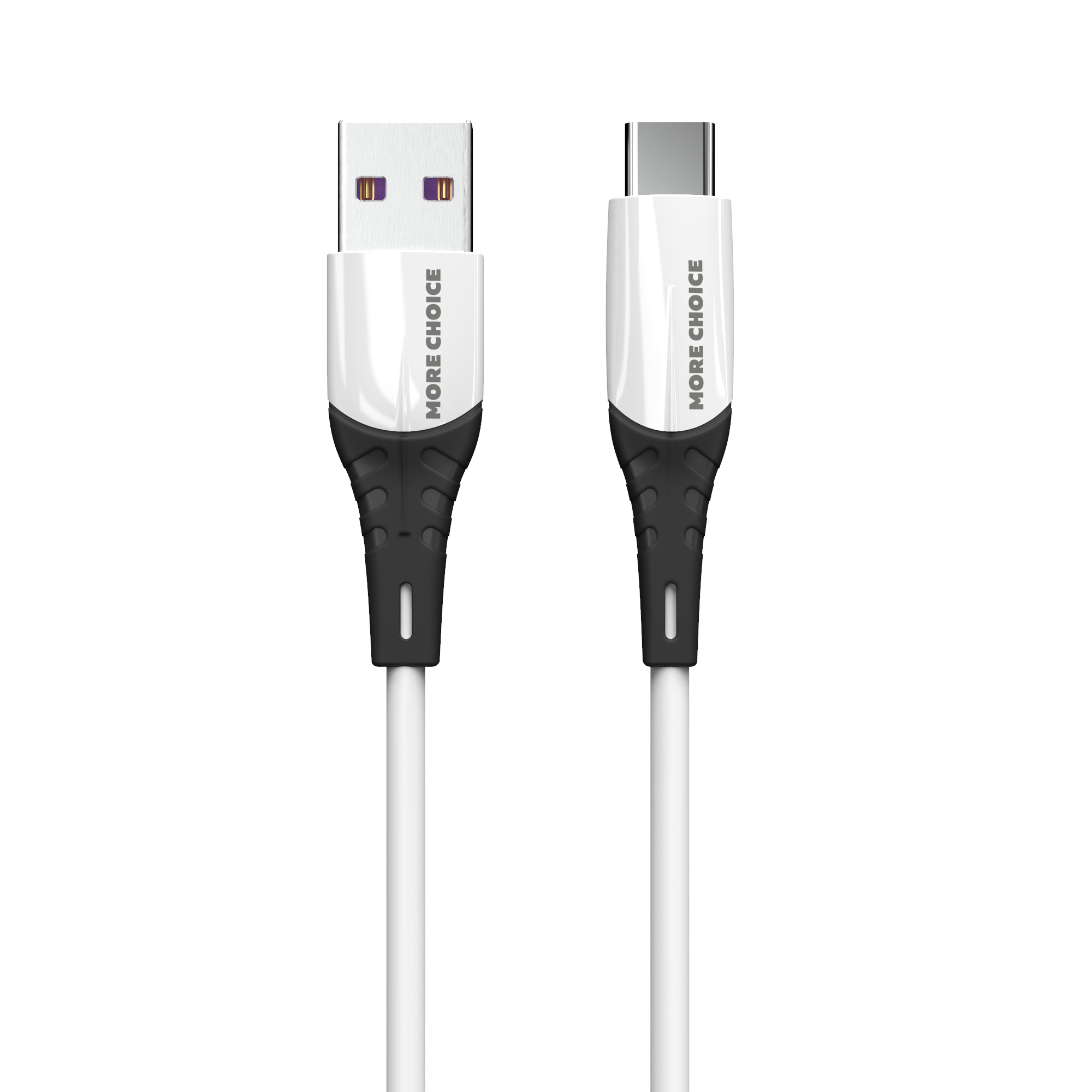 

Кабель USB Type-C-USB More Choice K35 1 м белый, K35