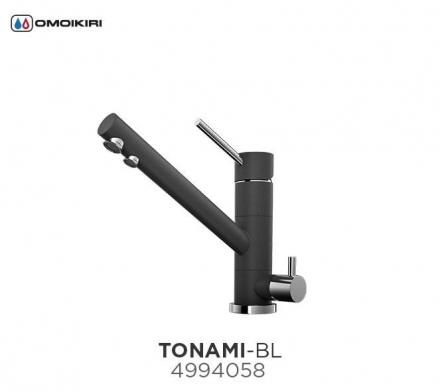 фото Смеситель omoikiri tonami-bl