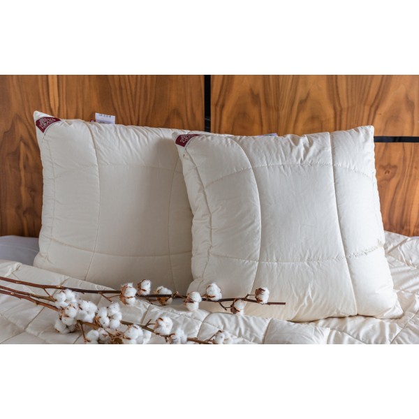 

Подушка German Grass хлопок Organic Cotton регулируемая на молнии 68х68, Бежевый, 99120