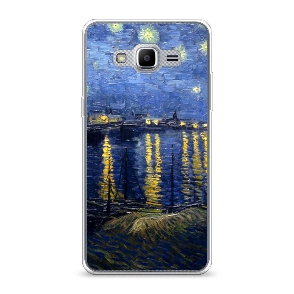 

Чехол на Samsung Galaxy Grand PrimeЗвездная ночь над Роной, Синий;желтый, 22350-4