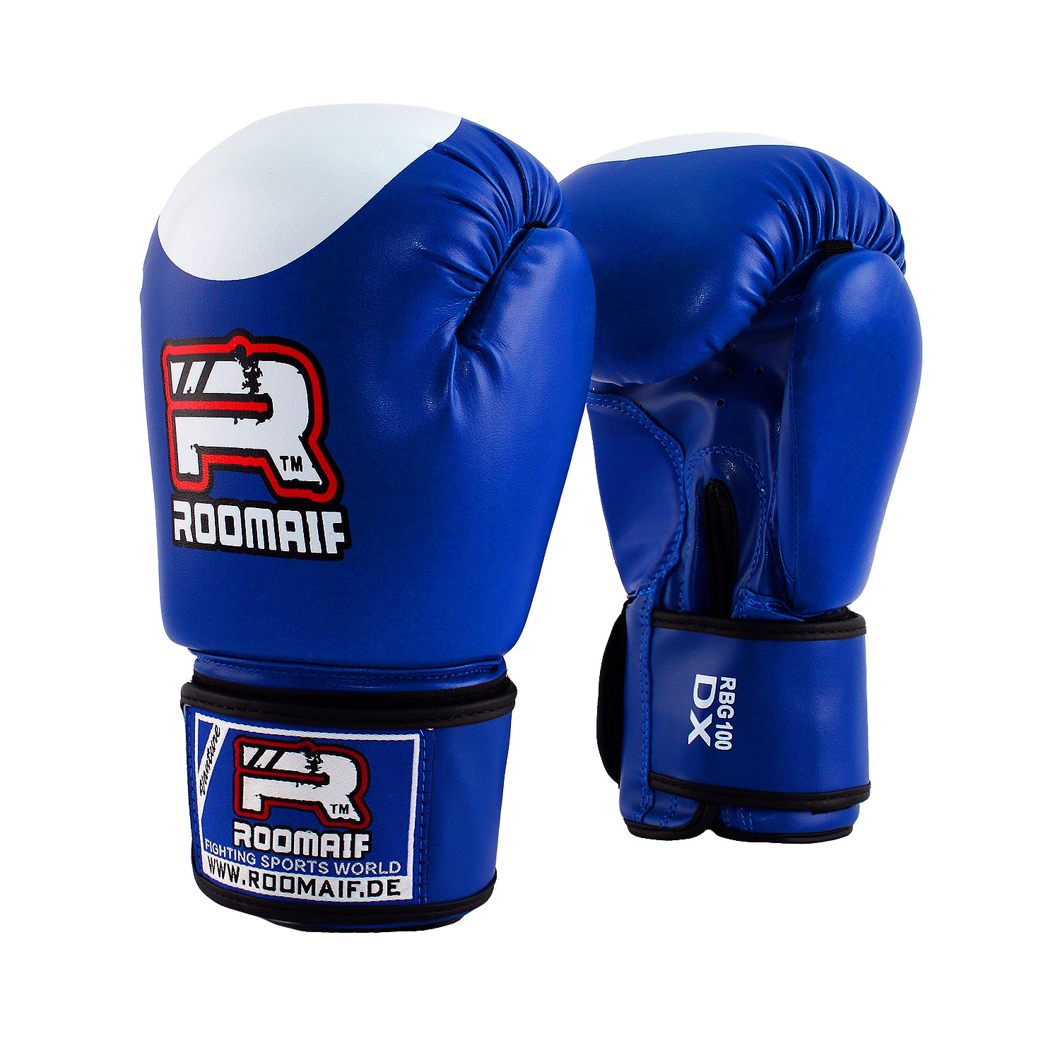 Боксерские перчатки Roomaif Rbg-100 Dx Blue (6 oz)