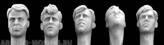 

HH22 5 more heads with WW2 style haircuts