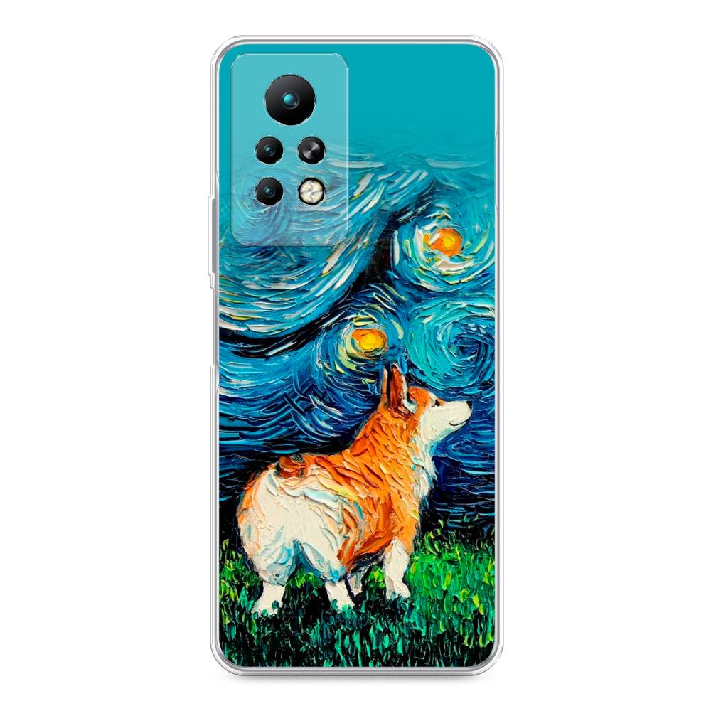 

Чехол для Infinix Note 11 Pro "Корги звёздная ночь", Коричневый;белый;зеленый, 3100550-1