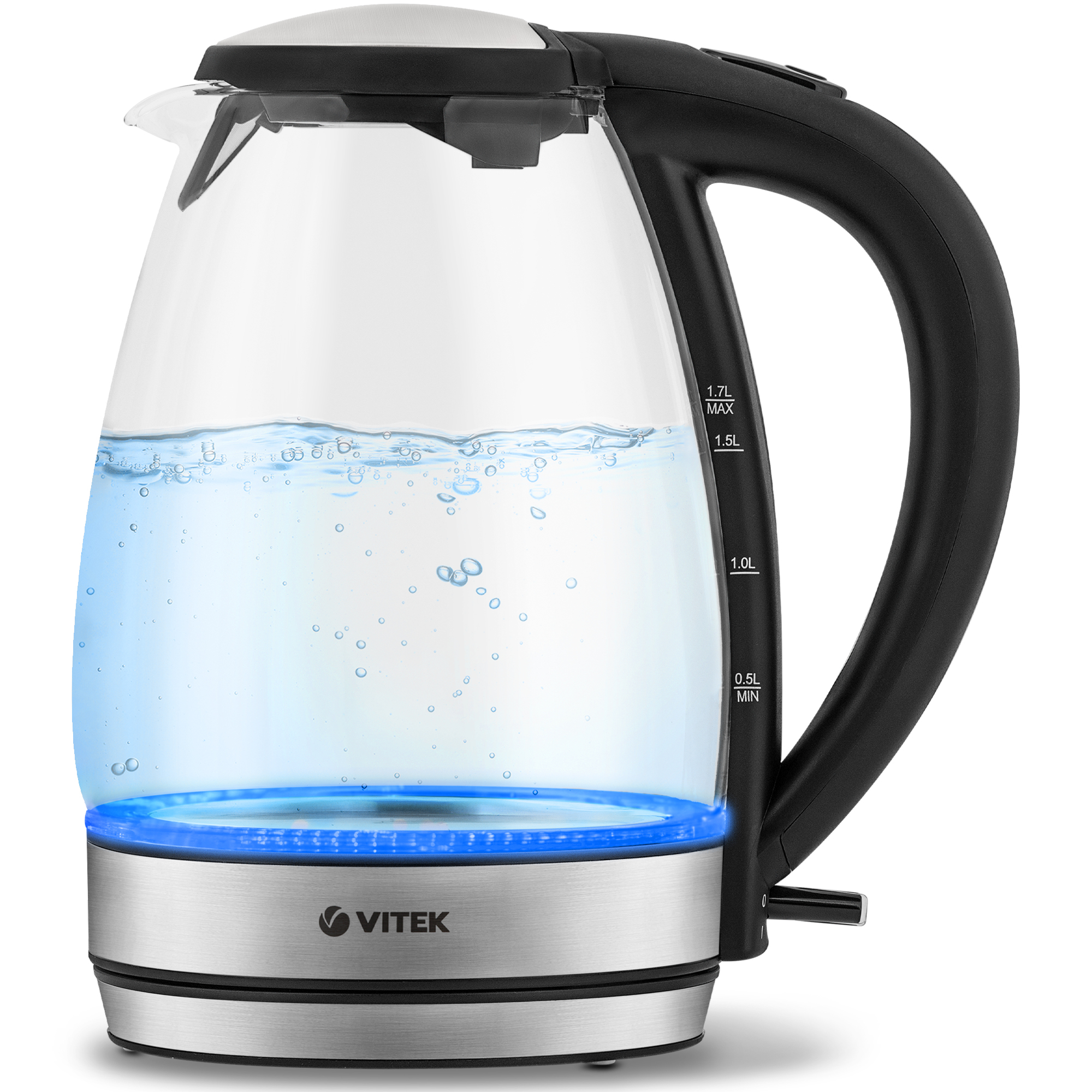 

Чайник электрический VITEK VT-7046 17 л черный, серебристый, VT-7046