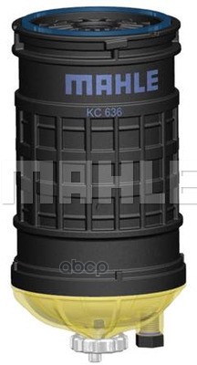 фото Kc 635 mahle_фильтр топливный сепаратор blindagua! со стаканом volvo fh/fm, rvi kerax/magn mahle/knecht